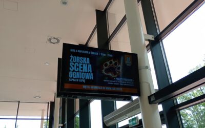 Modernizacja telewizorów w Centrum Przesiadkowym w Żorach i nowy system komunikatów