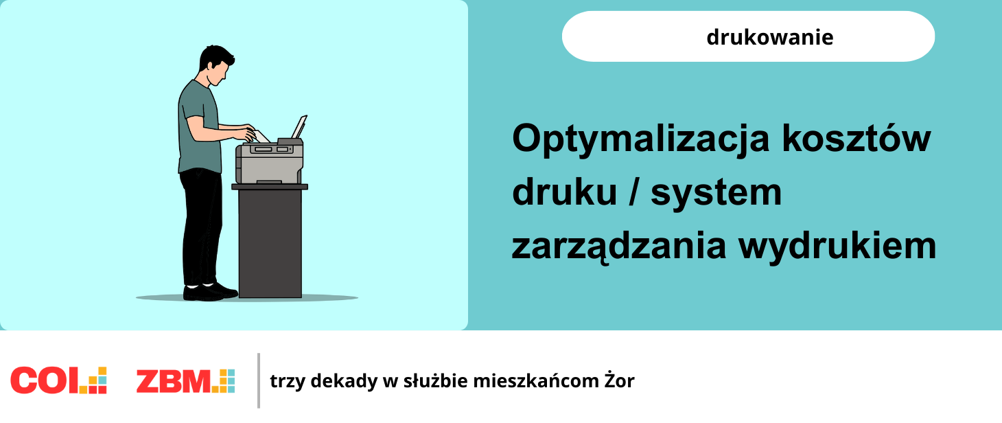 Baner system zarządzania drukowaniem
