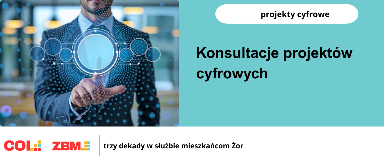 Baner projektu konsultacji projektów cyfrowych