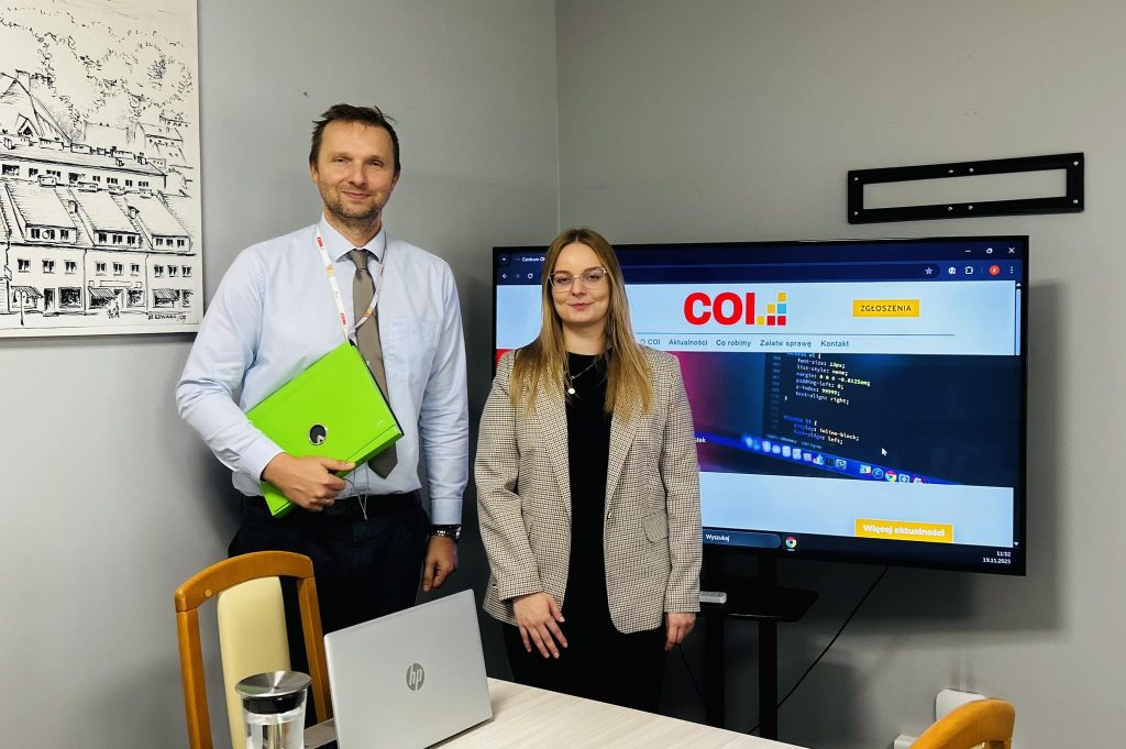 Zdjęcie szkolenia, pracownicy COI